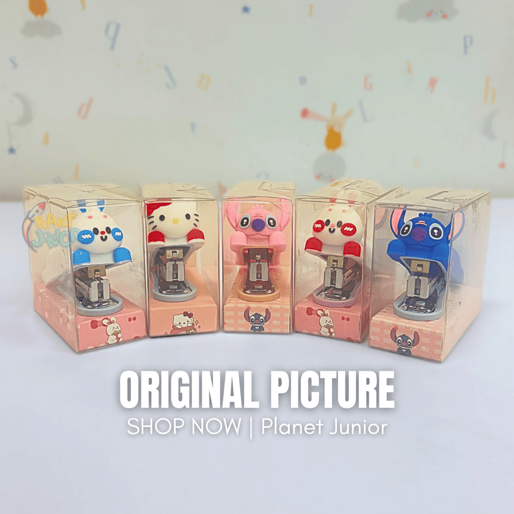 Cute Cartoon Mini Stapler – Kawaii Animal Desk Stapler Collection