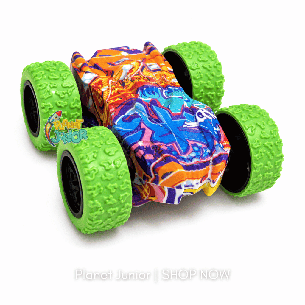 Mini Double-Sided Friction Stunt Car – 1 Pc