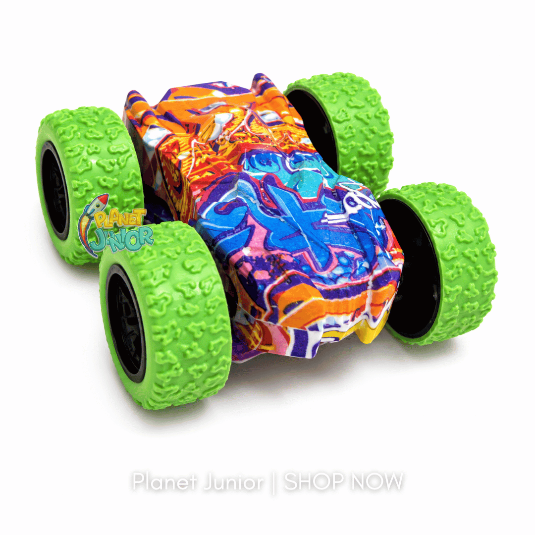 Mini Double-Sided Friction Stunt Car – 1 Pc