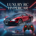 Luxury RC Hypercar Remote Control Sports Car with Rechargeable Battery & LED Lights