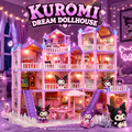 Kuromi-Inspired Dream Dollhouse Villa – 285 Pcs Luxury Playhouse Set