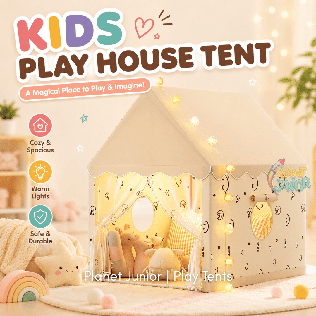 🏡 Smiley Playhouse Tent for Kids