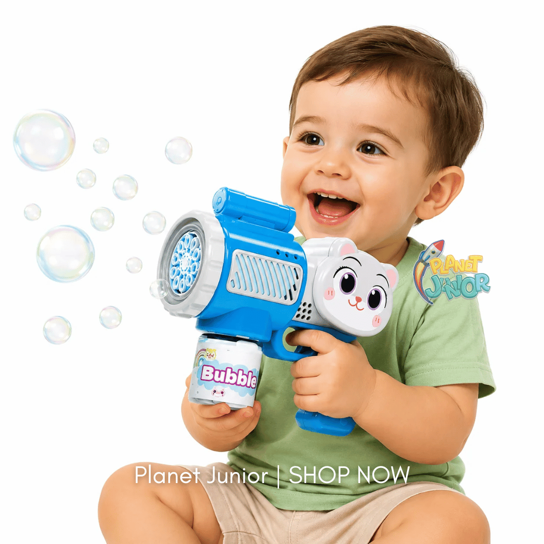 🫧 Zoo Topia Bubble Gun – Kids Bubble Blaster