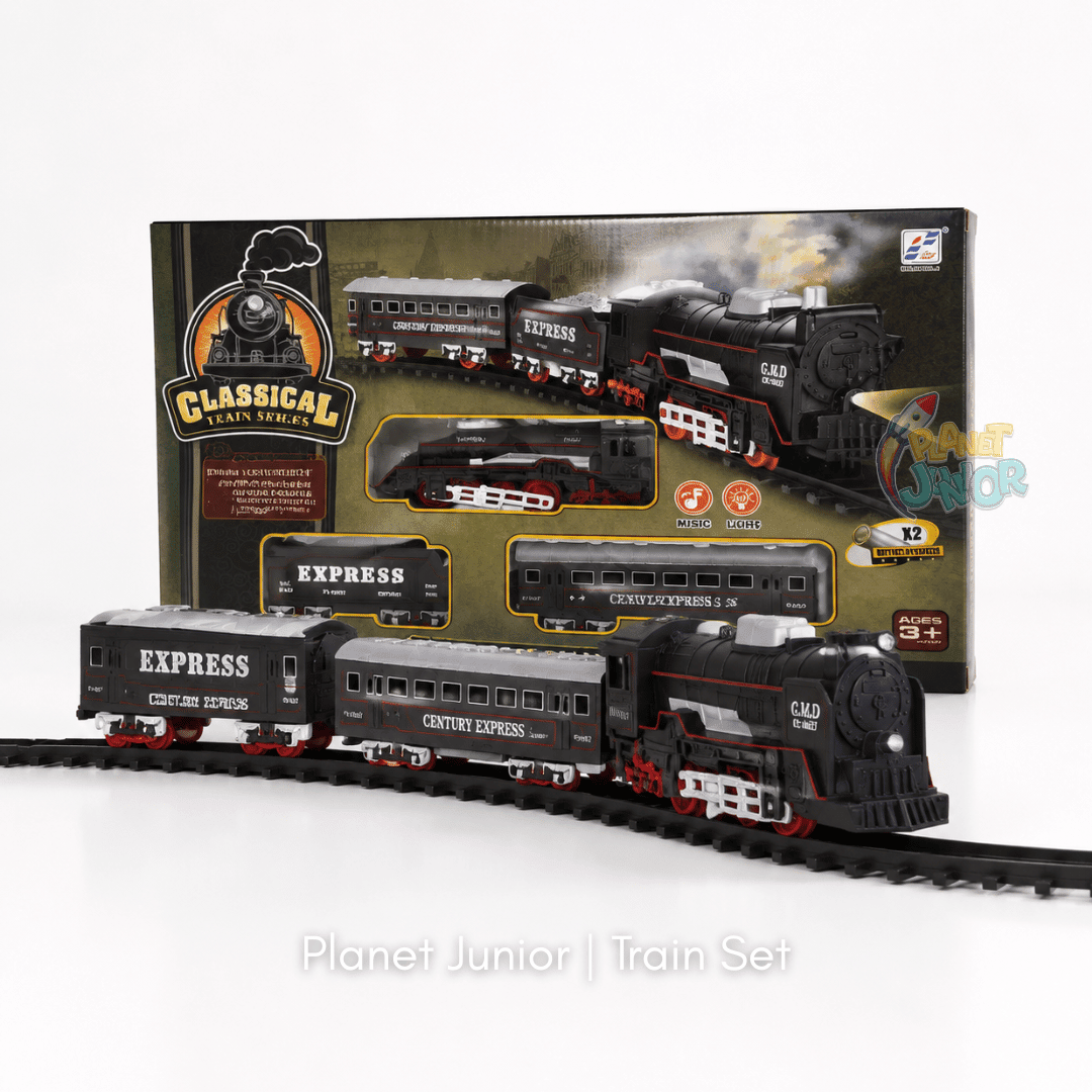 Classical Train Track Series – Light & Sound Battery Operated Train Set