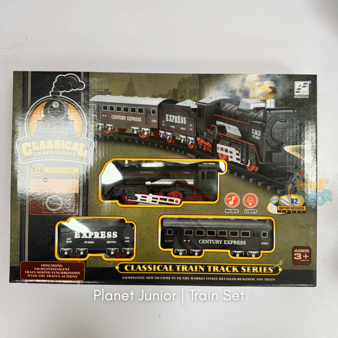 Classical Train Track Series – Light & Sound Battery Operated Train Set