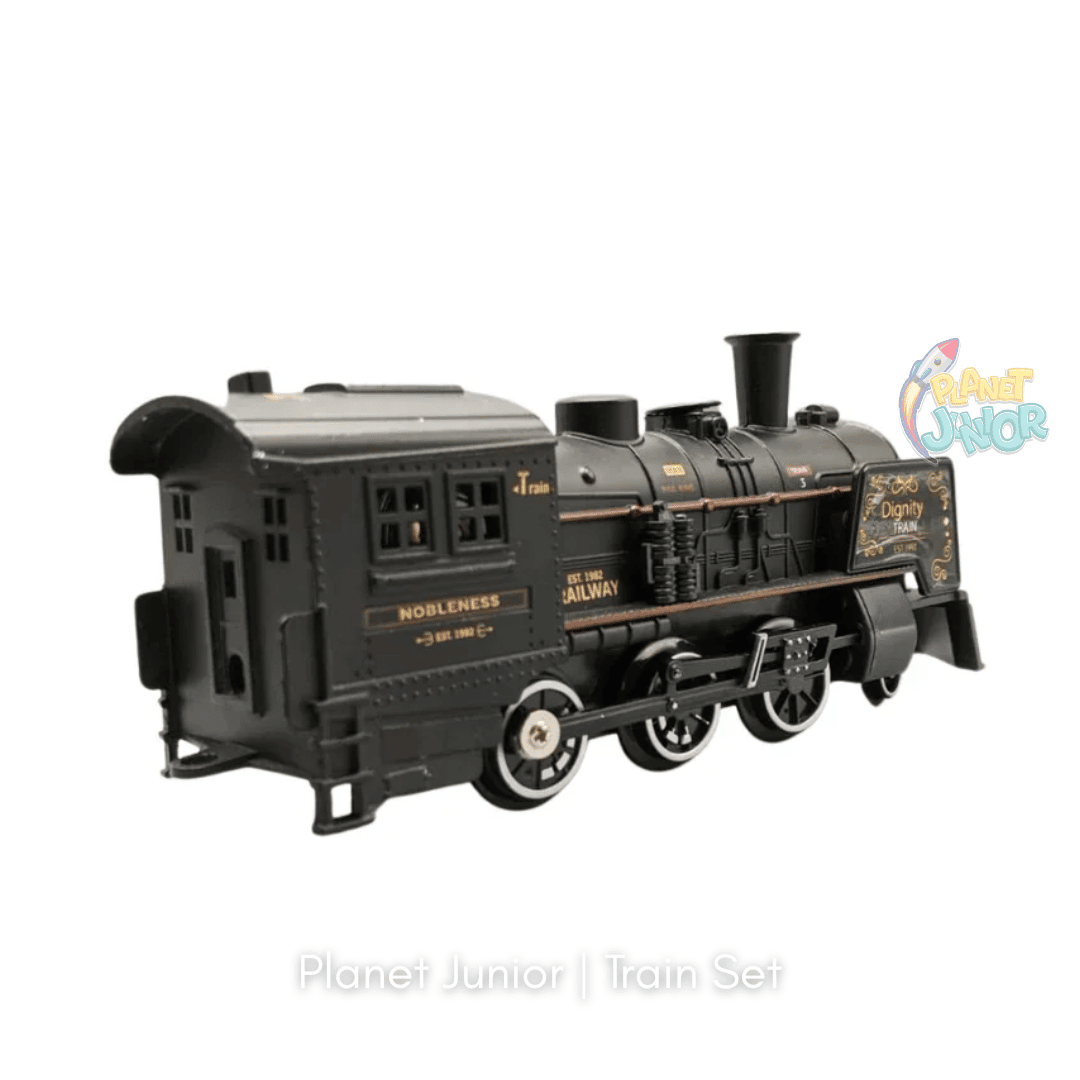 Alloy Smart Metal Edition Steam Train Set – Light, Sound & Safe Smoke Railway Set