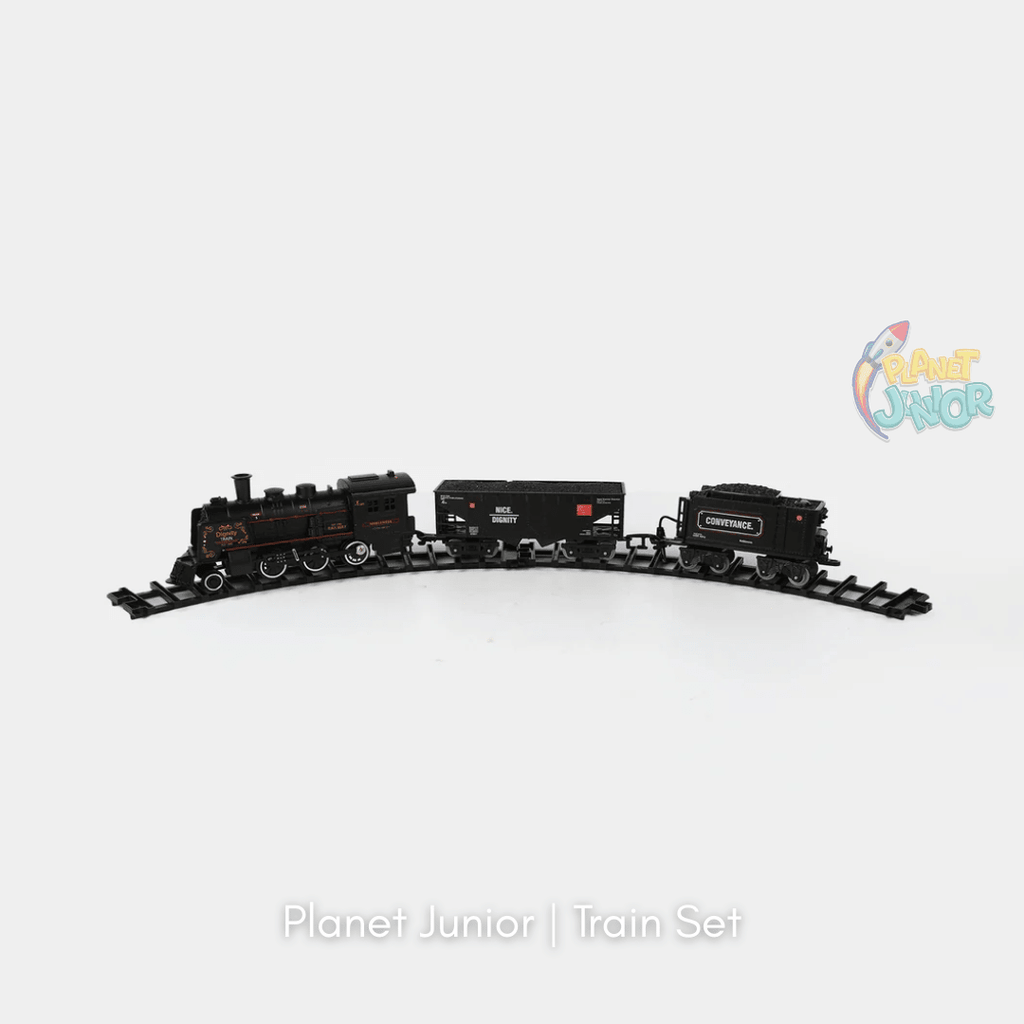 Alloy Smart Metal Edition Steam Train Set – Light, Sound & Safe Smoke Railway Set