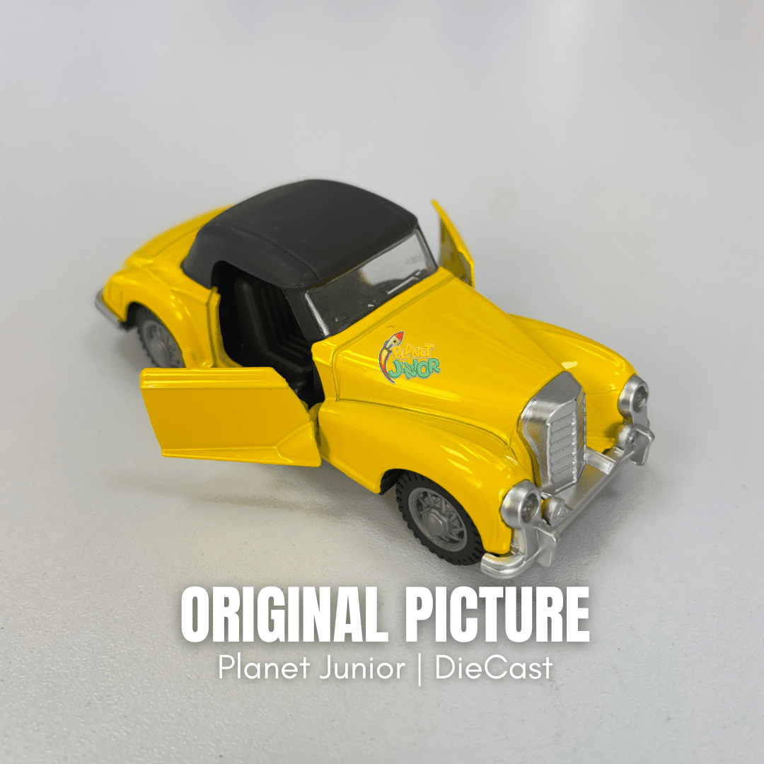 1:32 Mercedes-Benz 220 Cabriolet Classic Die-Cast Vintage Car | 1 Pc