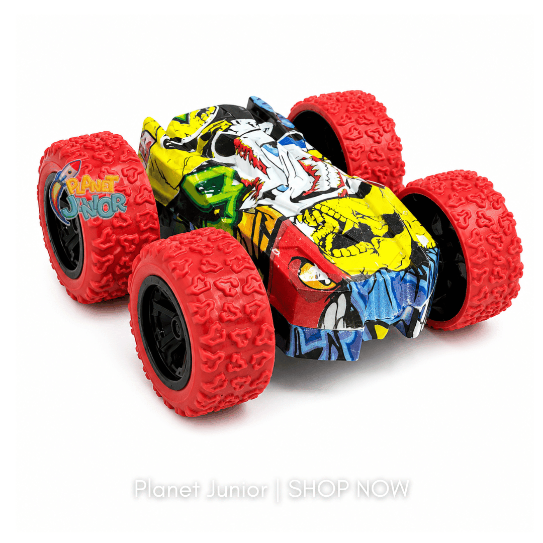 Mini Double-Sided Friction Stunt Car – 1 Pc
