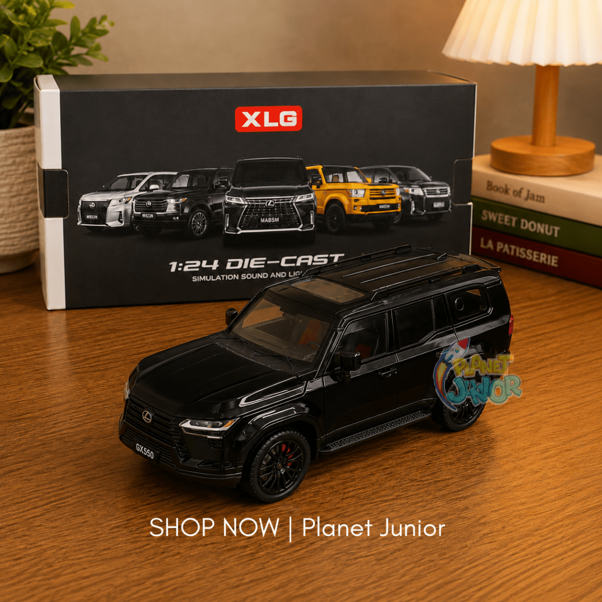 1:24 Lexus GX550 Die-Cast SUV Model Car with Sound & Light