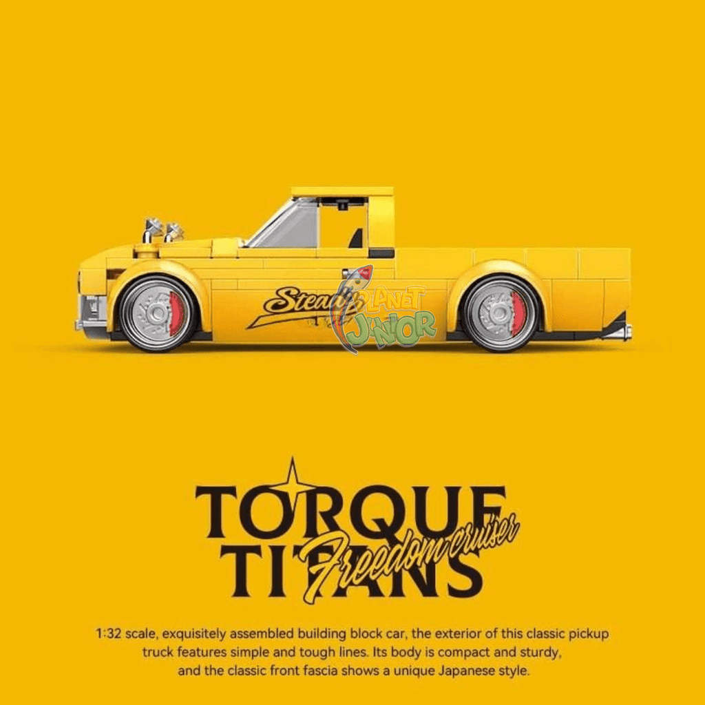 1:32 Vintage Pickup Truck Lego Model Set – 324 PCS