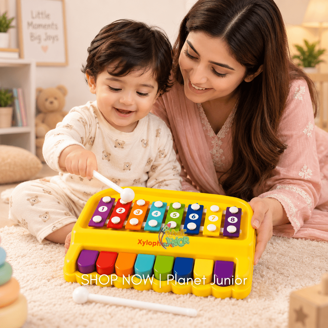 2-in-1 Piano & Xylophone Musical Toy for Kids