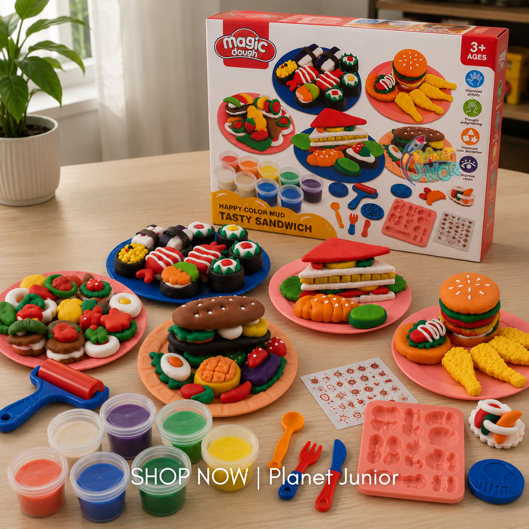 Tasty Food Magic Dough Creative Play Set
