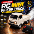 Rechargeable RC Mini Pickup Truck with Smoke Effect, Lights & Remote Control