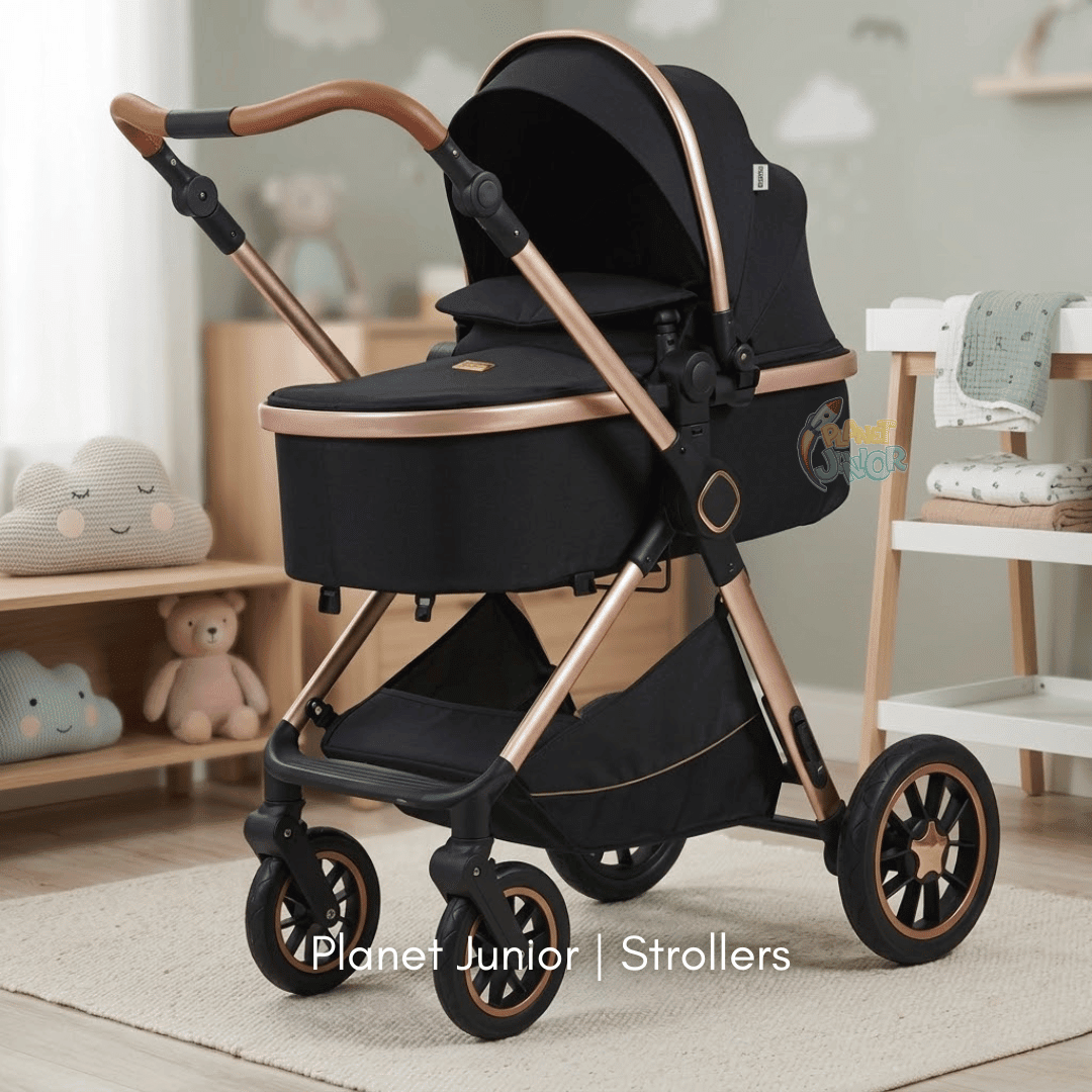 Kidilo Luxury 3-in-1 Pram, Stroller & Infant Car Seat Travel System