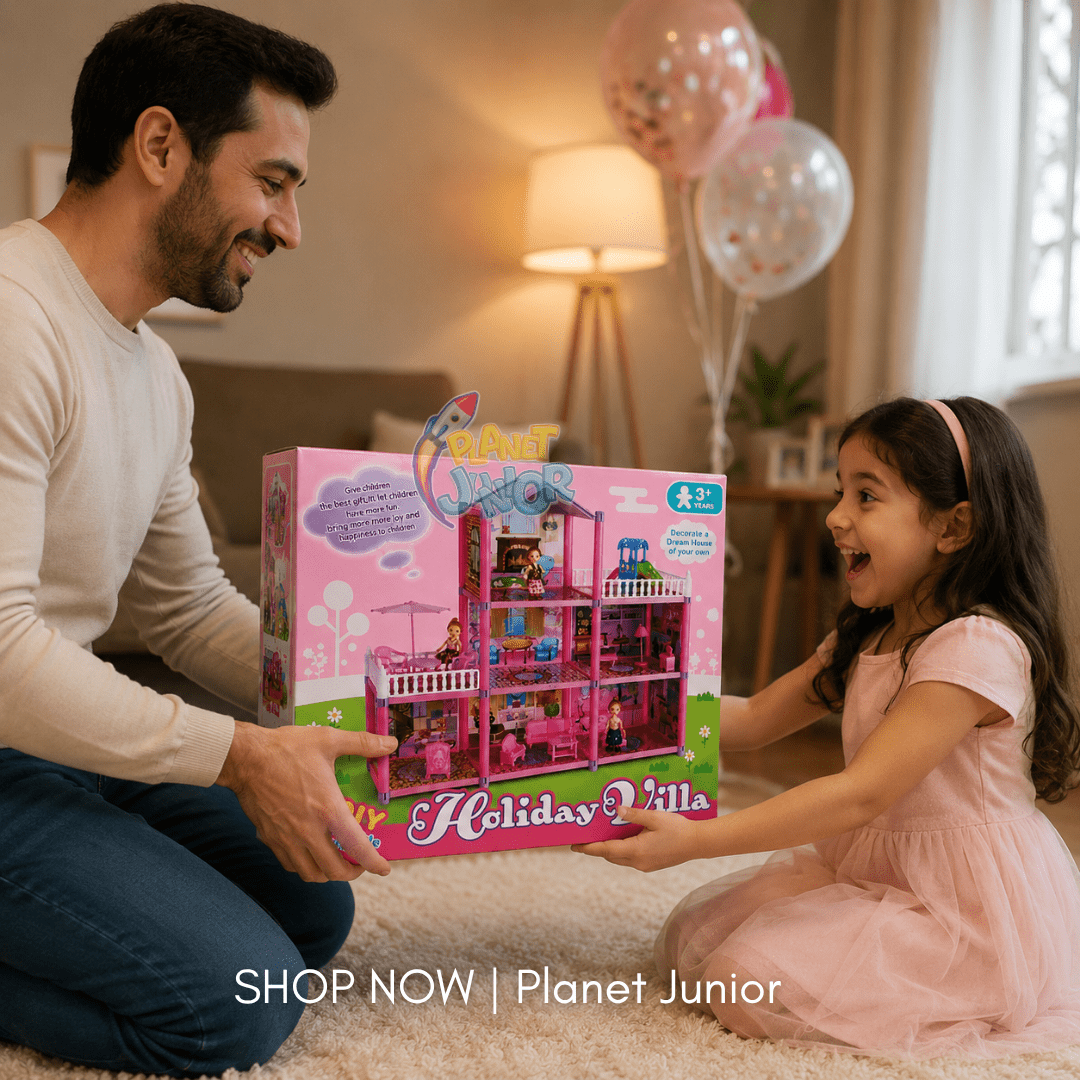 Holiday Villa Doll House Playset for Kids