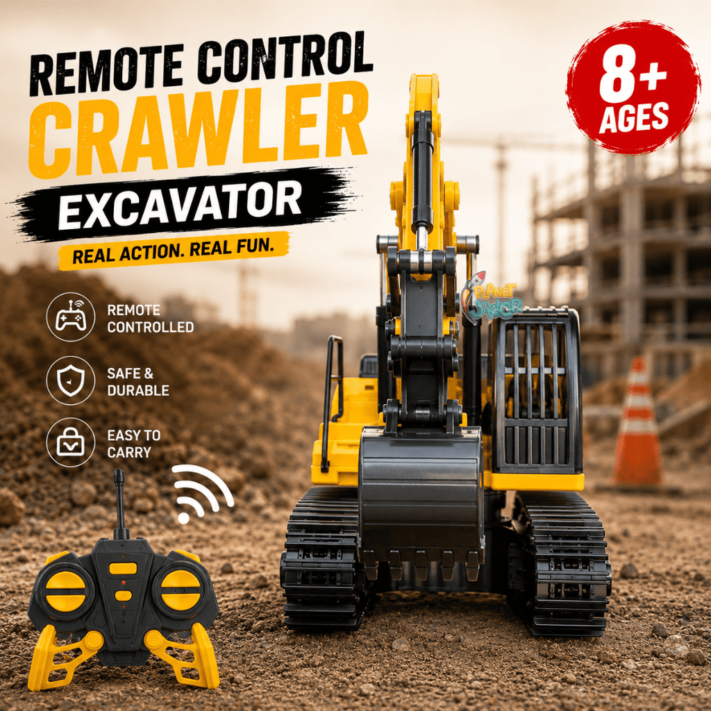 Remote Control Crawler Excavator Construction Vehicle Toy