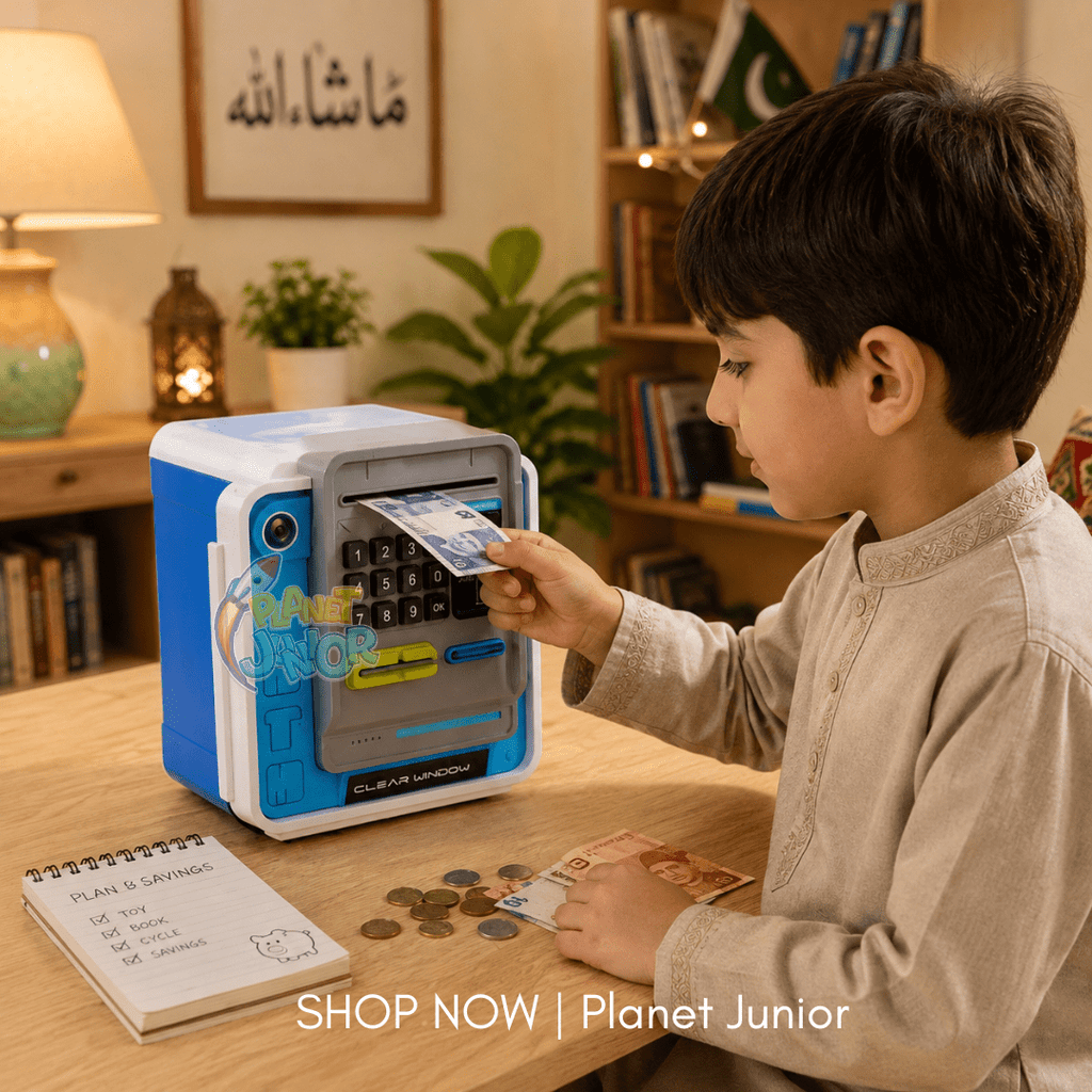 Smart Facial Recognition ATM Bank – Electronic Password Piggy Bank with Card