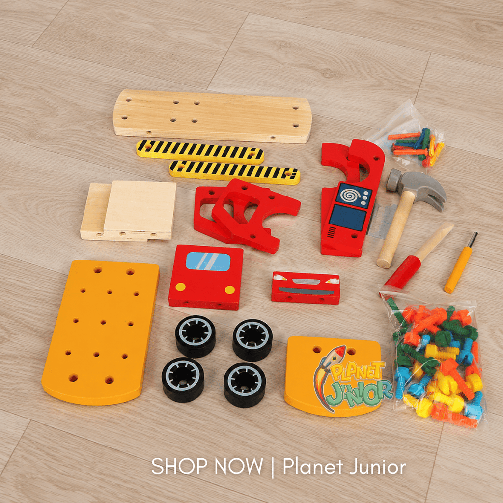 Multifunctional Take-Apart & Assembly Nut Truck Tool Playset for Kids