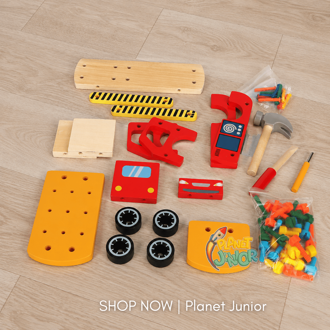 Multifunctional Take-Apart & Assembly Nut Truck Tool Playset for Kids