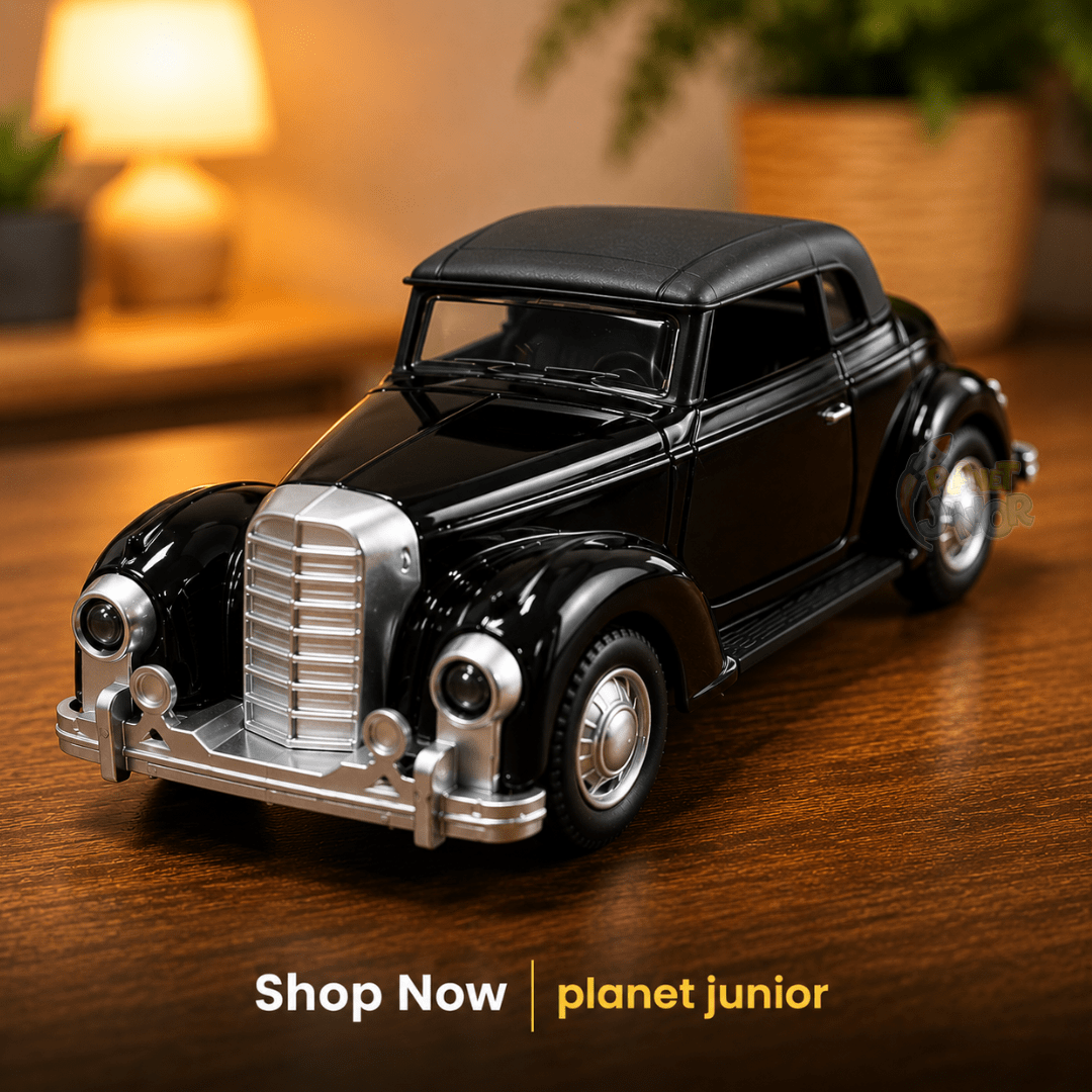 1:32 Mercedes-Benz 220 Cabriolet Classic Die-Cast Vintage Car | 1 Pc