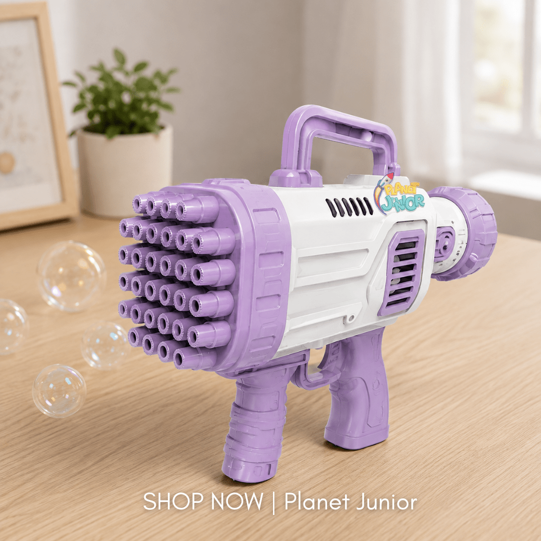 32-Hole Electric Bubble Gun for Kids