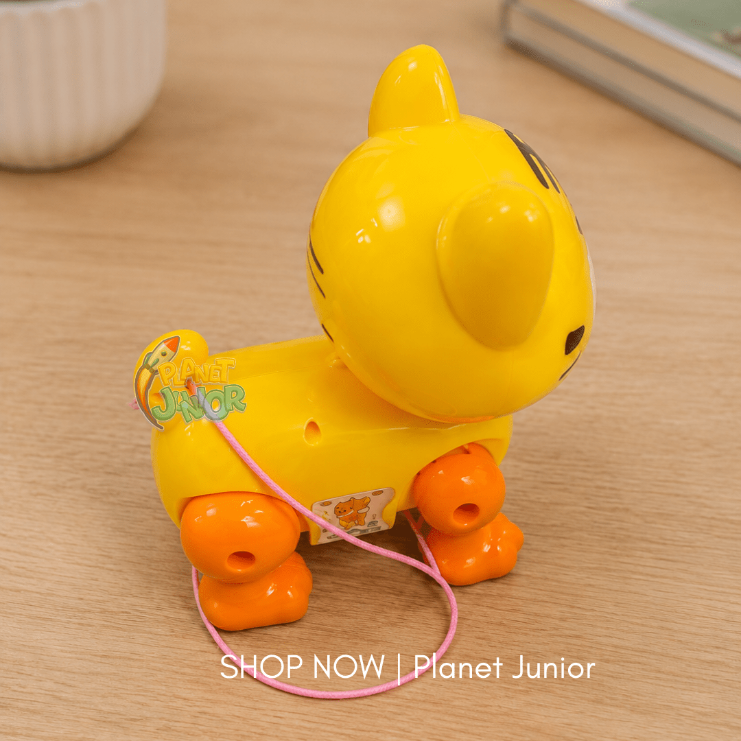 Interactive Walking Cat Toy with Music & LED Lights