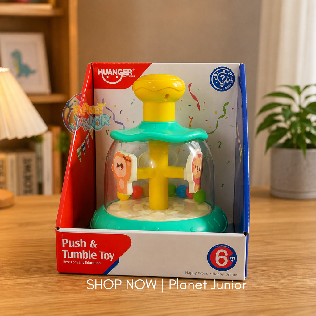 Push & Tumble Spinning Activity Toy for Babies