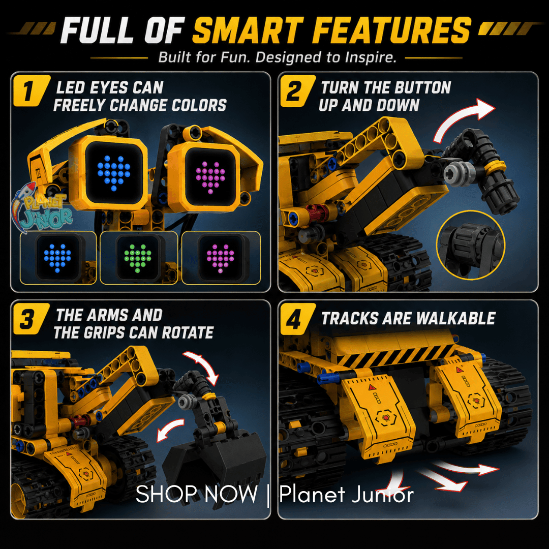 Robots Pro 5-in-1 Remote Control Building Set