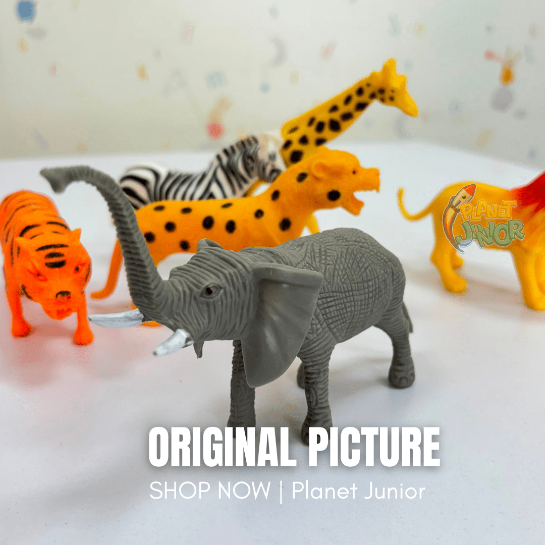Realistic Wild Animal Figures Set – Safari & Jungle Animals for Kids
