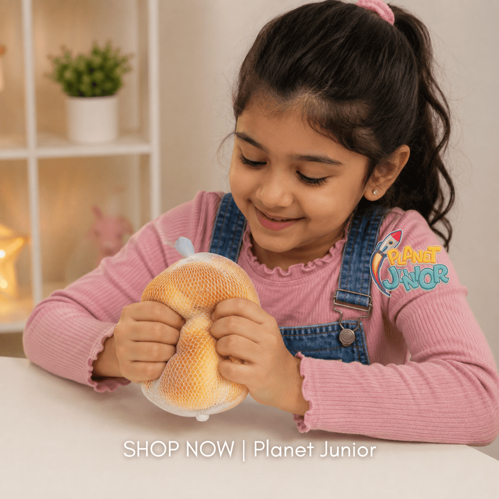 Soft Bread Bun Squishy – Squeeze Sensory Toys for Kids