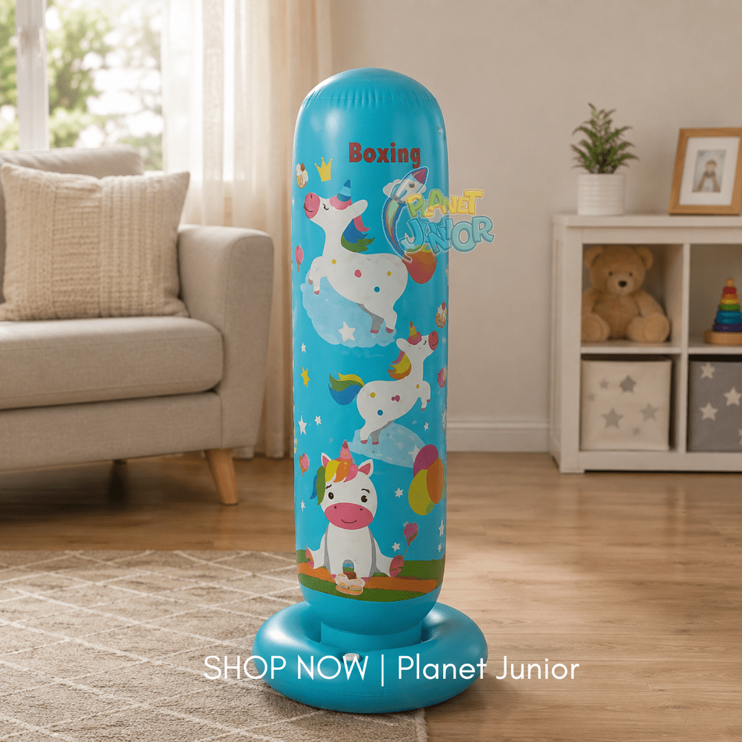 Inflatable Kids Boxing Punching Bag – Freestanding Punch Trainer | 4ft
