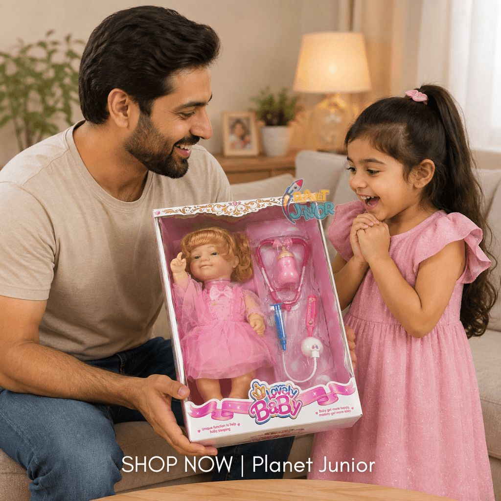 20 inch Interactive Doll with Music & Doctor Playset