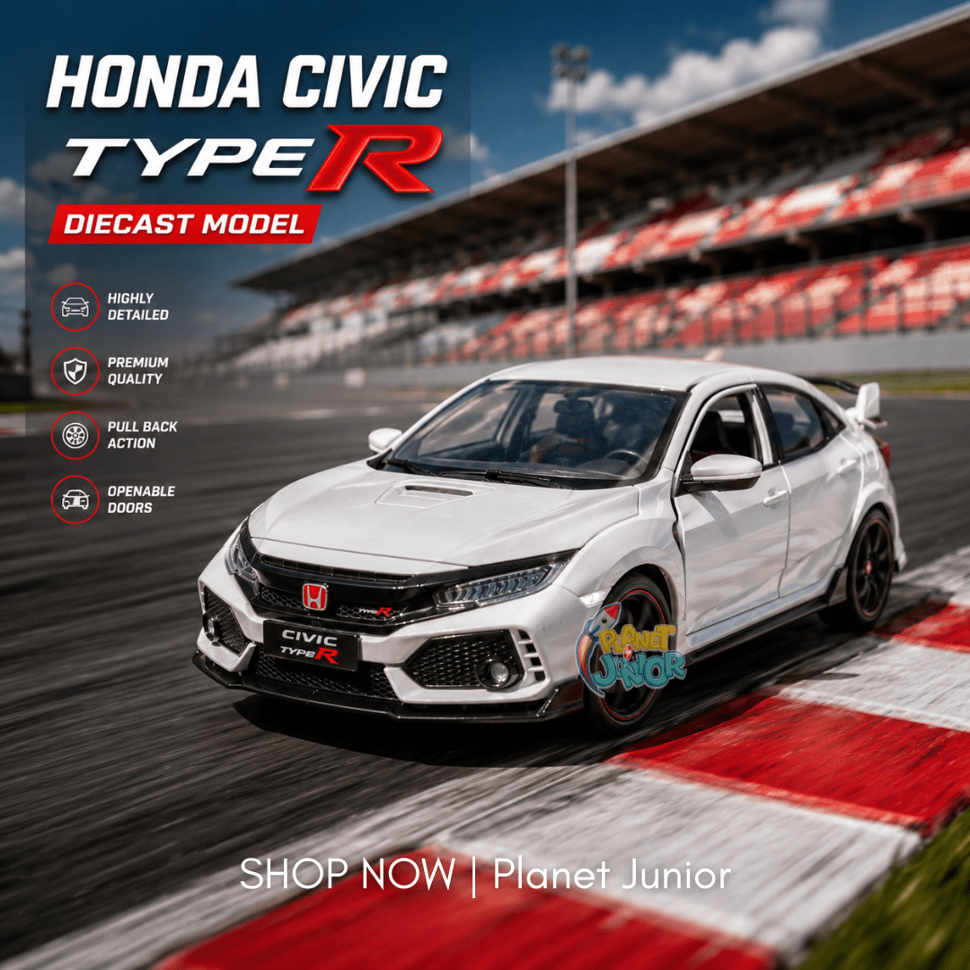 1:32 Scale Honda Civic Type R Die-Cast Model Car