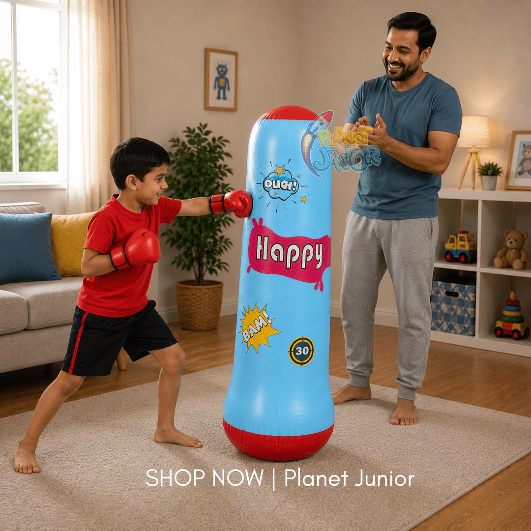 Kids Inflatable Punching Tower – Active Boxing & Exercise | 5Ft