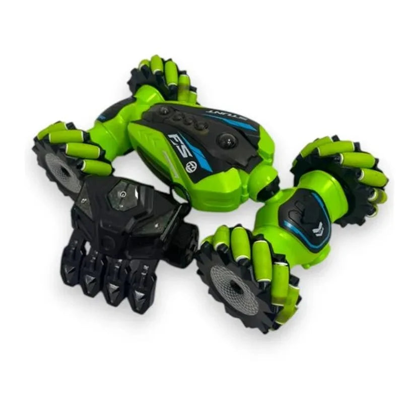 4WD Spray Stunt RC Car with Mecanum Wheels, Lights & 2.4GHz Control