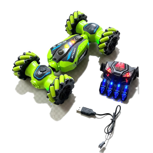 4WD Spray Stunt RC Car with Mecanum Wheels, Lights & 2.4GHz Control