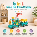 5-in-1 Musical Activity Ride On Train Walker – Light & Spray Feature