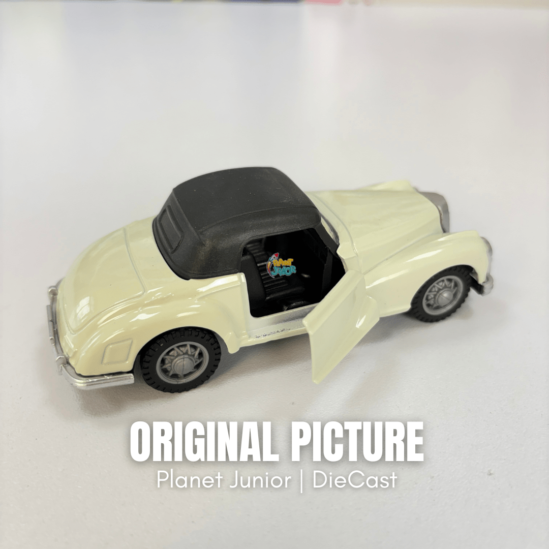 1:32 Mercedes-Benz 220 Cabriolet Classic Die-Cast Vintage Car | 1 Pc