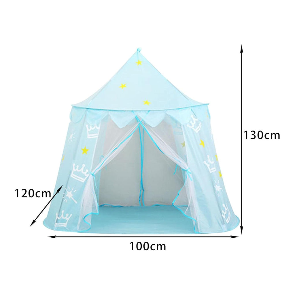 🏰 Kids Foldable Castle Play Tent House With Storage Bag