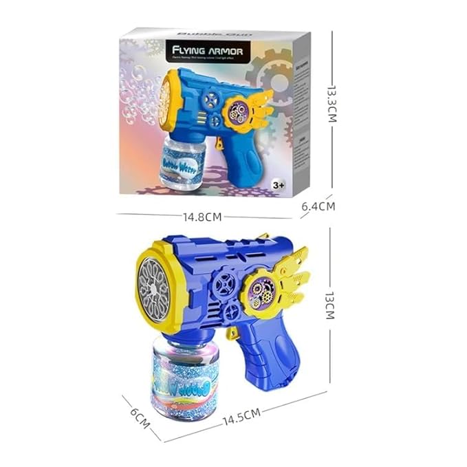 Space Wing Bubble Blaster with Lights & Bubble Solution
