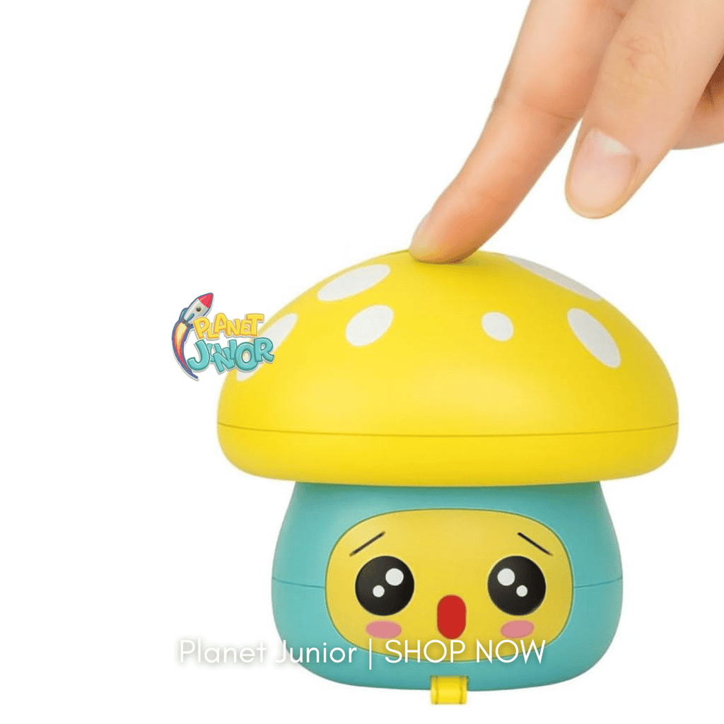 Press & Go Mushroom Toy – Fun Mechanical Toy for Kids | 1 Pcs