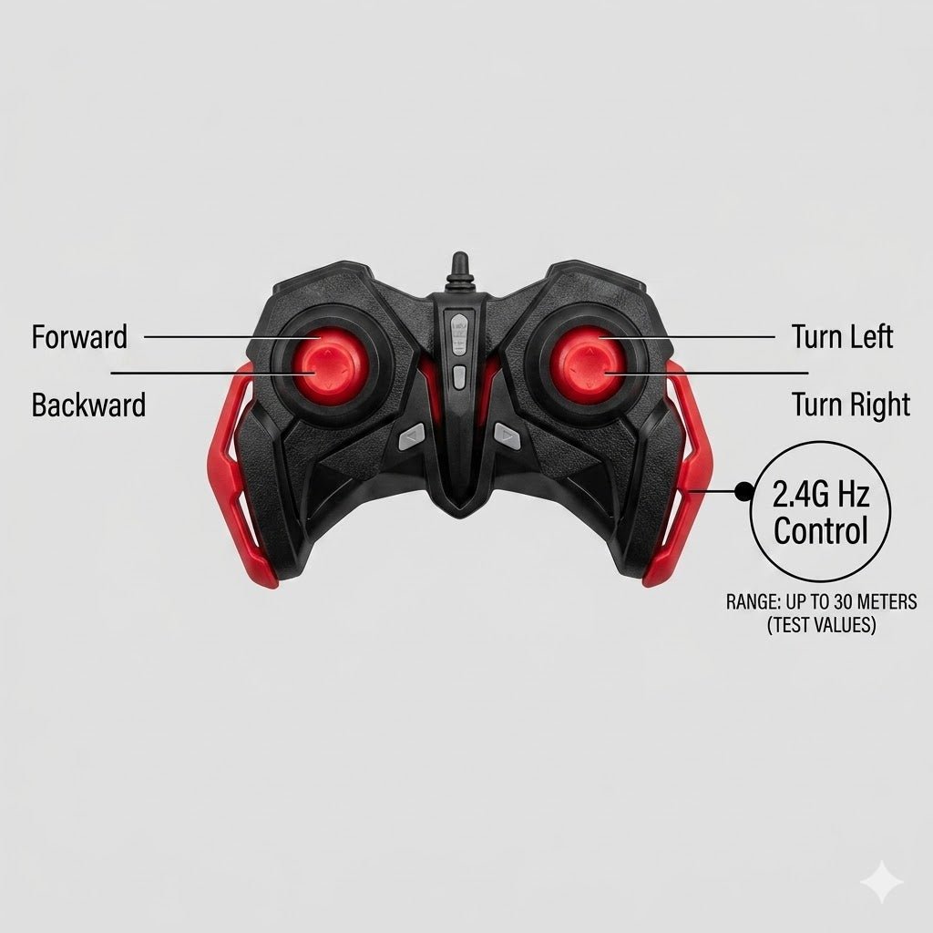 Luxury RC Hypercar Remote Control Sports Car with Rechargeable Battery & LED Lights