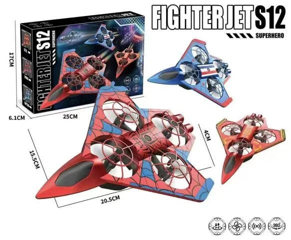 Jet S12 Superhero Remote Control Flying Fighter Jet
