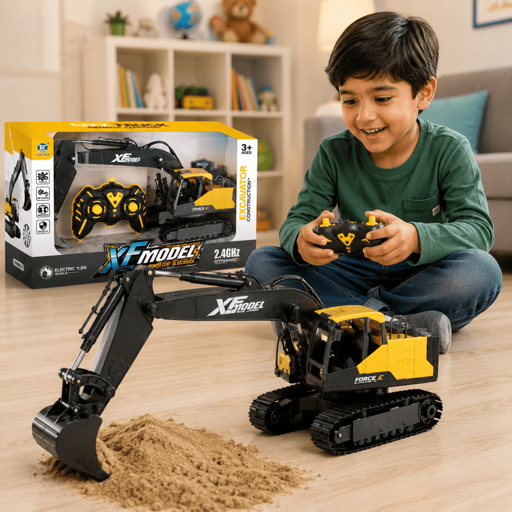 2.4GHz Remote Control Excavator Construction Machine with Full Function Control