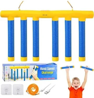 Fast Reflex Hand Speed Challenge Game – Drop Sticks Reaction Training Toy
