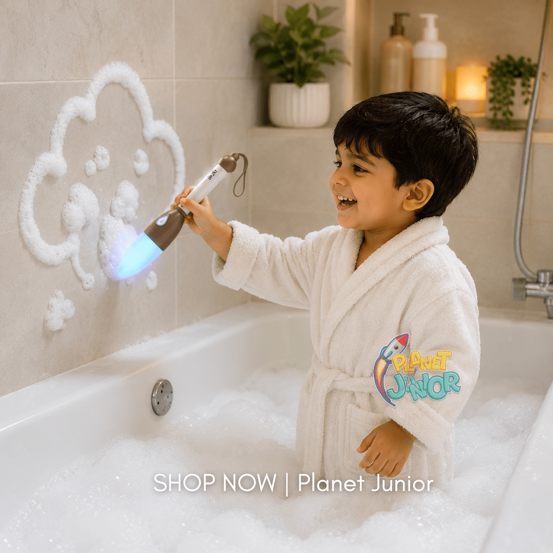 Magic Bubble Brush Pen with Light Effect & Creative Bubble Play