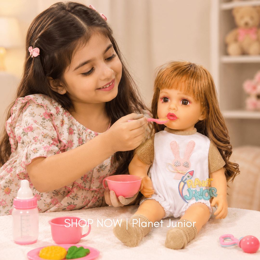 Beautiful Long Hair Girl Doll with Bunny Outfit & Decorative Gift Box