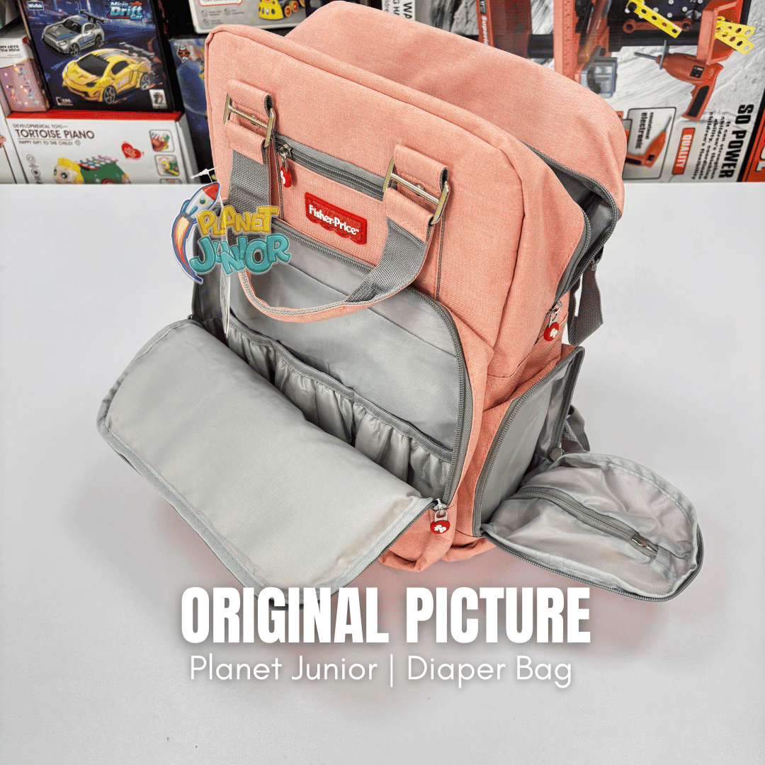 🎒 Fisher-Price Multi-Pocket Diaper Backpack
