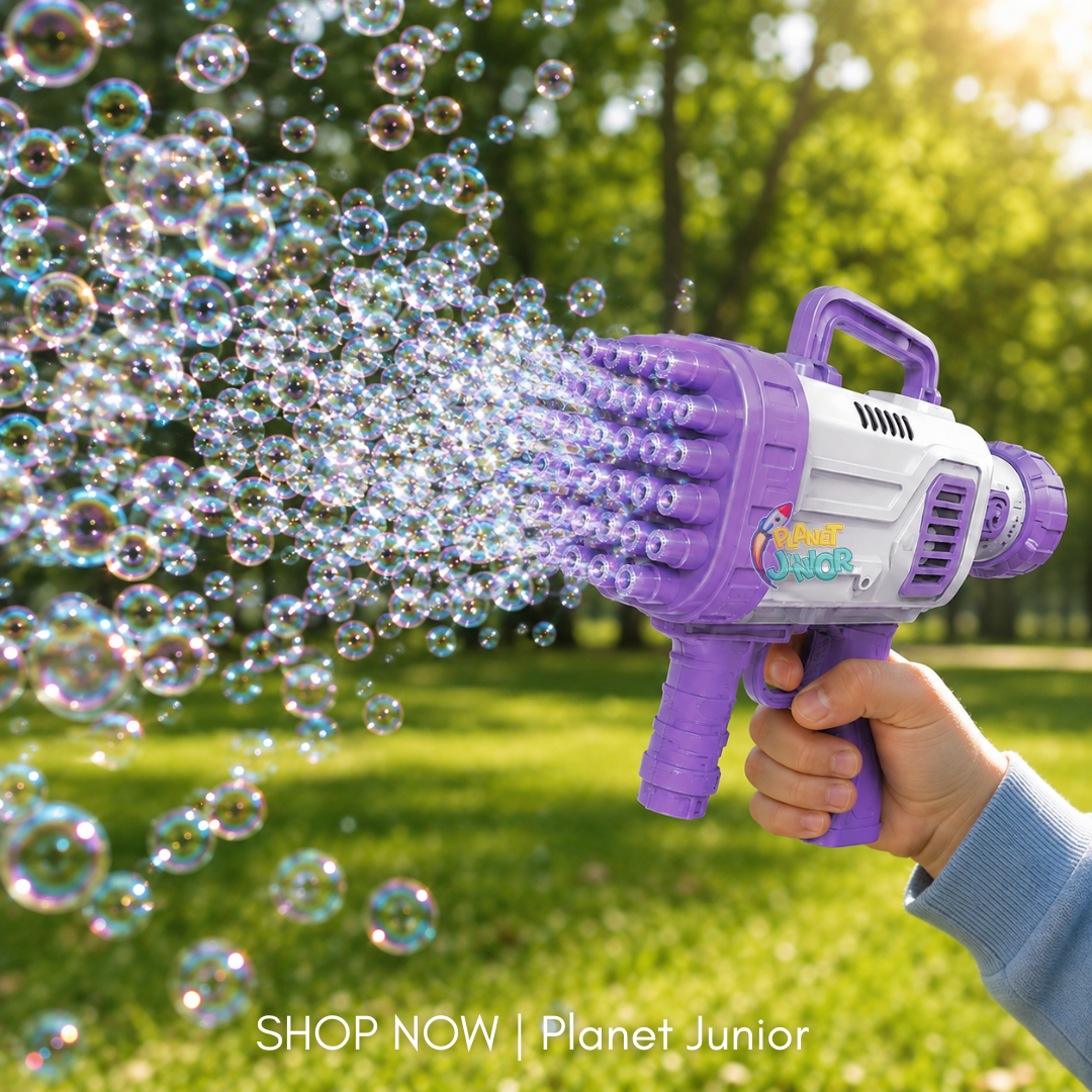 32-Hole Electric Bubble Gun for Kids